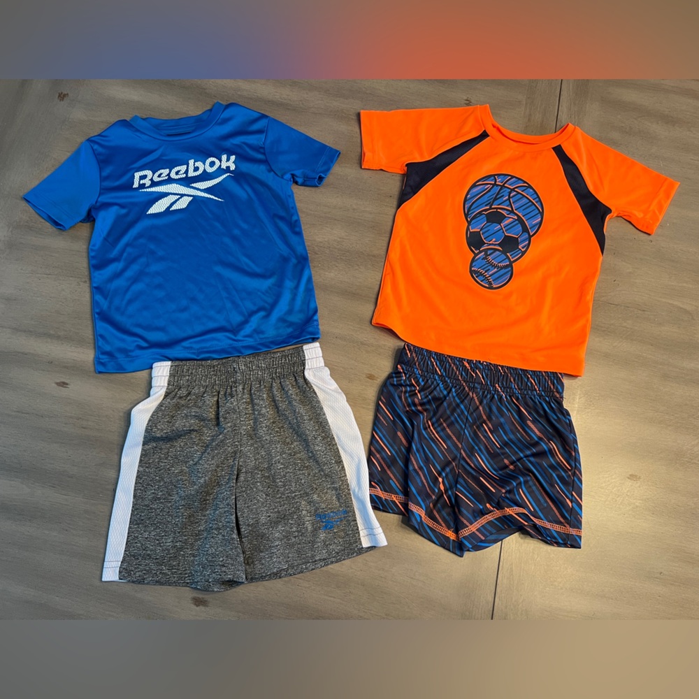 Reebok and jumping bean boys bundle lot athletic matching outfit sets 18 months
